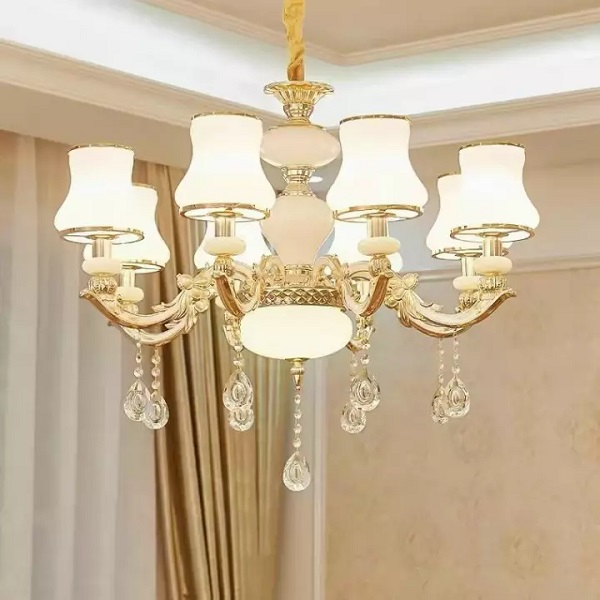 Những mẫu đèn chùm trang trí phòng khách đẹp lung linh vạn người mê