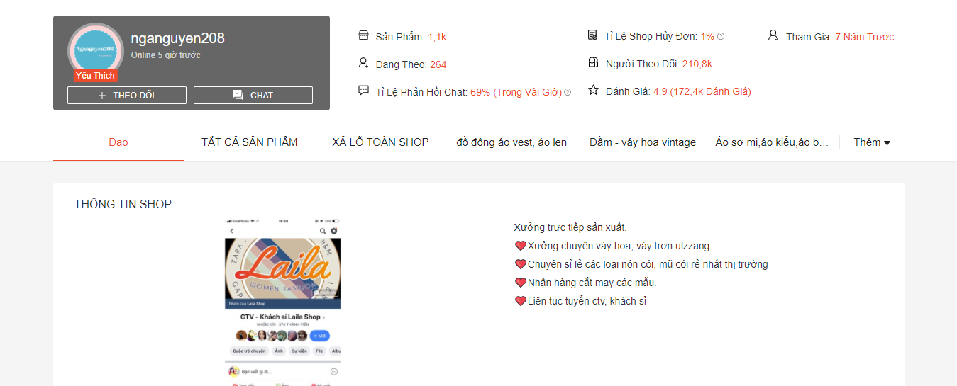 nganguyen208 địa chỉ bán váy đẹp trên shopee theo phong cách dễ thương