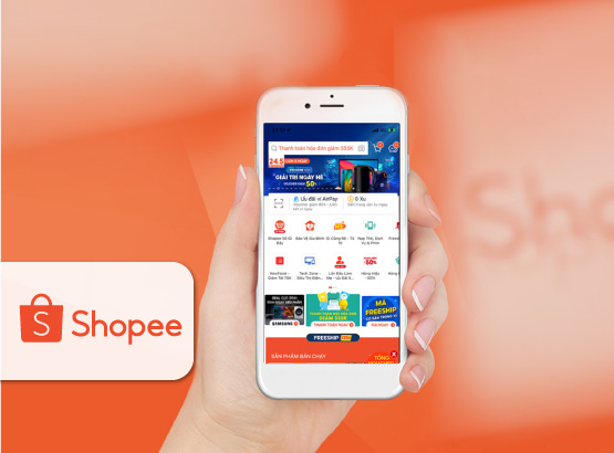 Mua hàng trả góp trên shopee với nhiều ưu đãi sốc