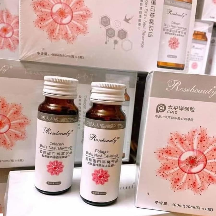 Nước uống collagen yến Rose Beauty trở thành sản phẩm bán chạy hiện nay