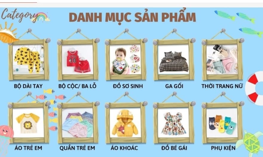 top 7 shop quần áo trẻ em uy tín chất lượng trên shopee