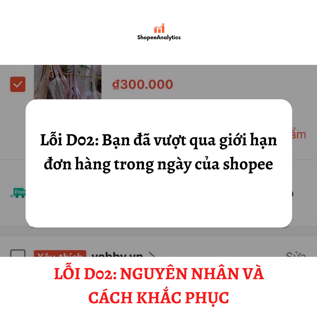 lỗi d02 trên shopee