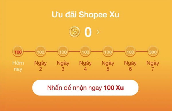 đăng nhập để nhận shopee xu mỗi ngày