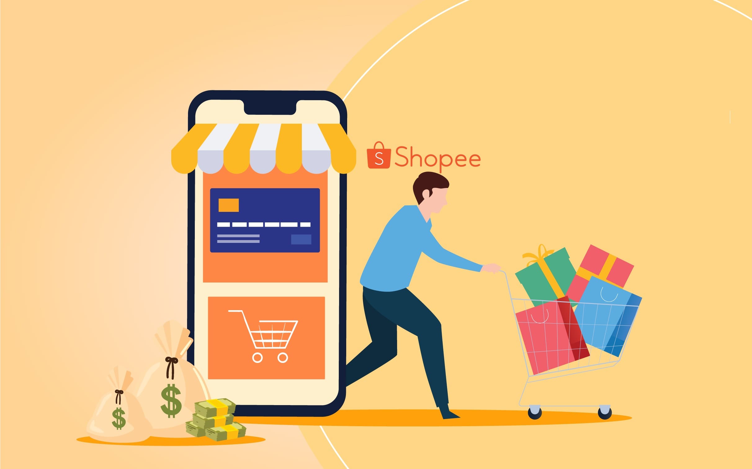 mở tài khoản shopee