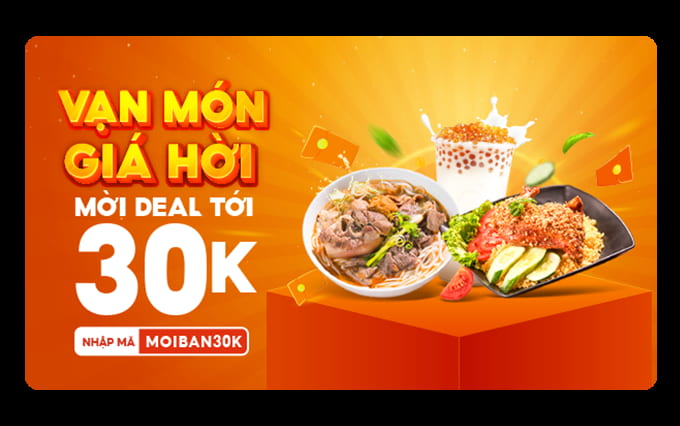 mã giảm giá 30k shopeefood