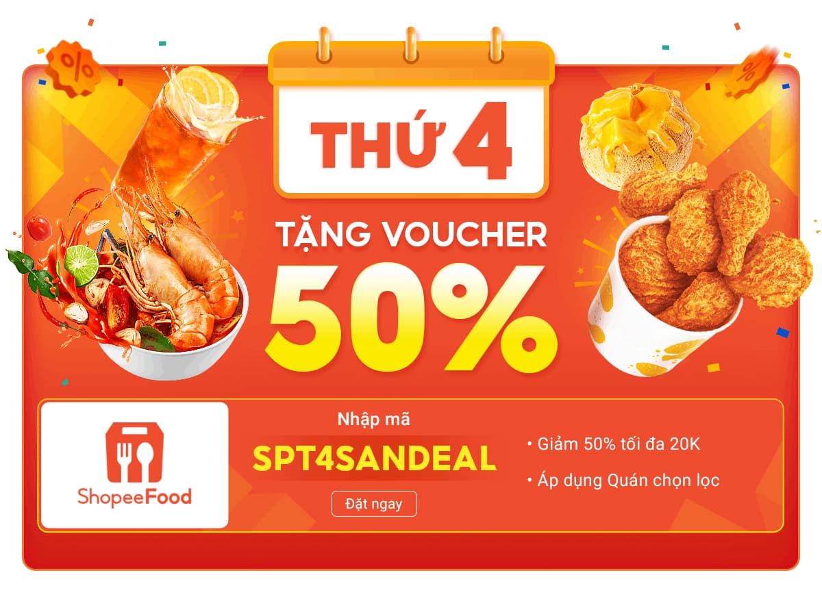 tặng voucher shopeefood