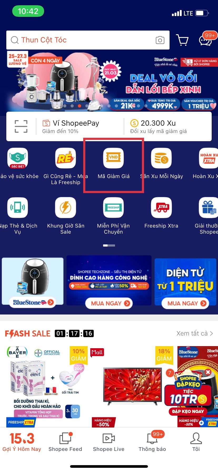 mã giảm giá shopee