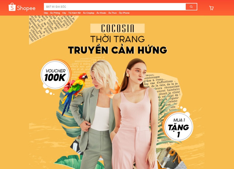 Mua 1 tặng 1 tại COCOSIN trên Shopee. Cùng tìm hiểu câu chuyện thương hiệu thời trang Việt mang đẳng cấp Quốc Tế