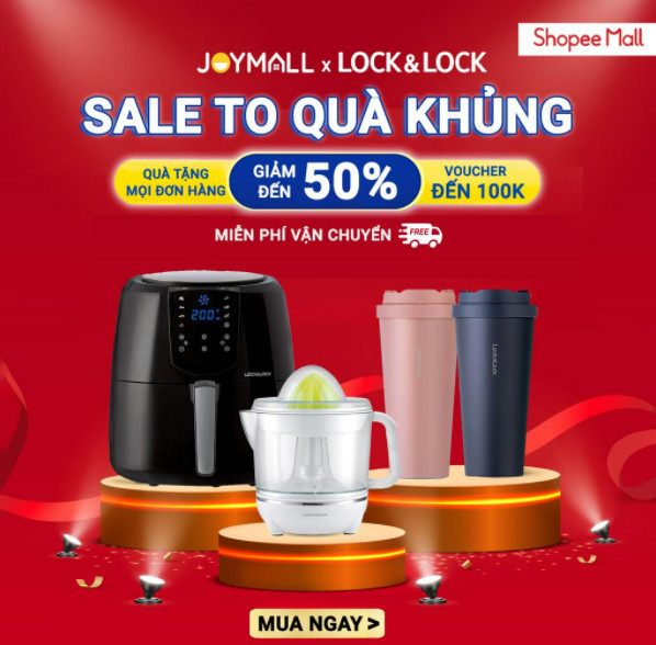 Top 7 deal Hot LocknLock Sale lương về 25.4.2022 trên Shopee
