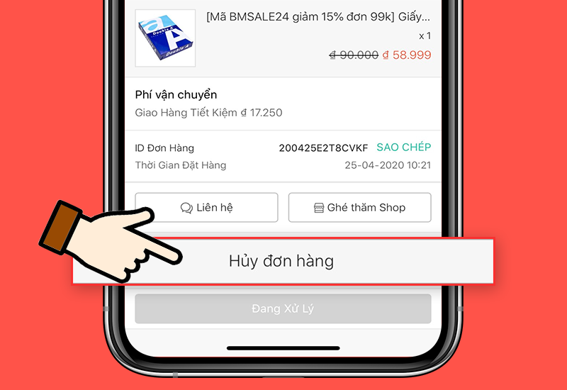 Hủy đơn Shopee có được hoàn lại Voucher cho người mới?