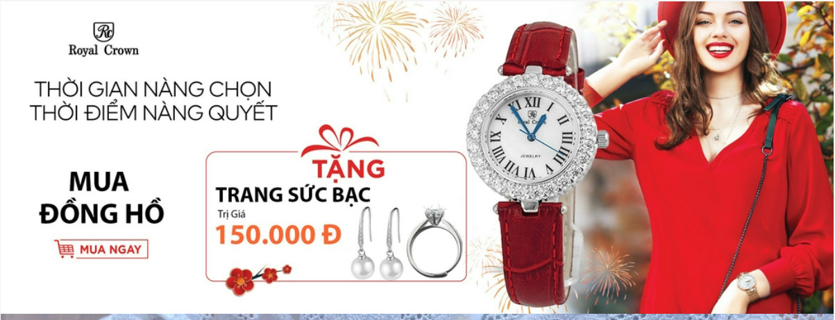 Mua đồng hồ Royal Crown chính hãng trên Shopee tháng 7 nhận ưu đãi lên đến 50%