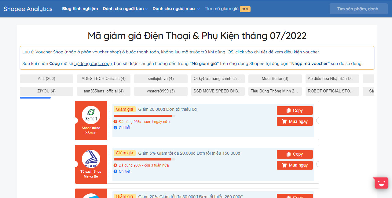 200+ mã giảm giá phụ kiện điện thoại trên Shopee | Hướng dẫn lưu và sử dụng đơn giản nhất
