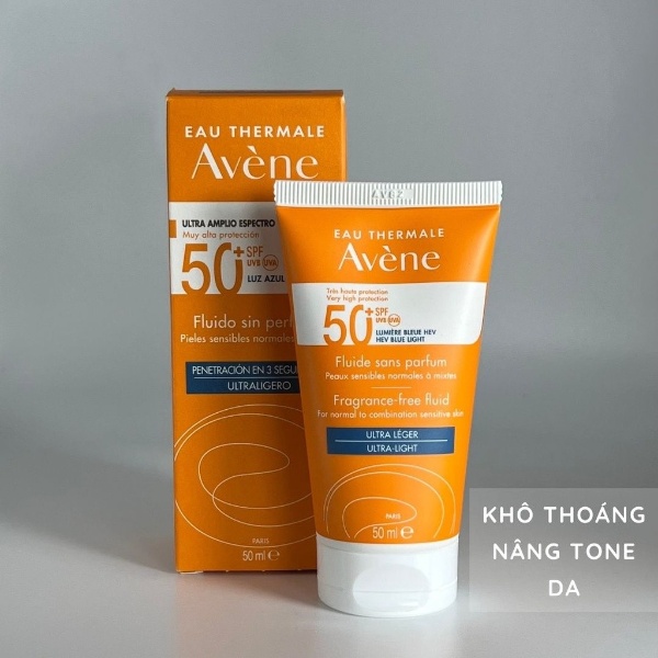 Review kem chống nắng Avene Fluid Very High Protection SPF50+ - 50ml