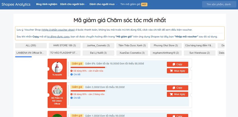 Săn mã giảm giá sản phẩm chăm sóc tóc trên Shopee | Cập nhật liên tục trong ngày