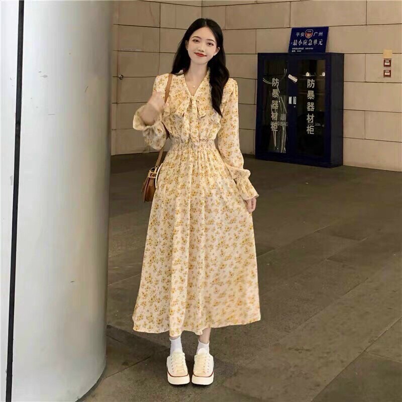 Những mẫu váy đầm xòe tay dài đẹp giúp cô gái tỏa nắng năm 2019  Thời  trang  Việt Giải Trí
