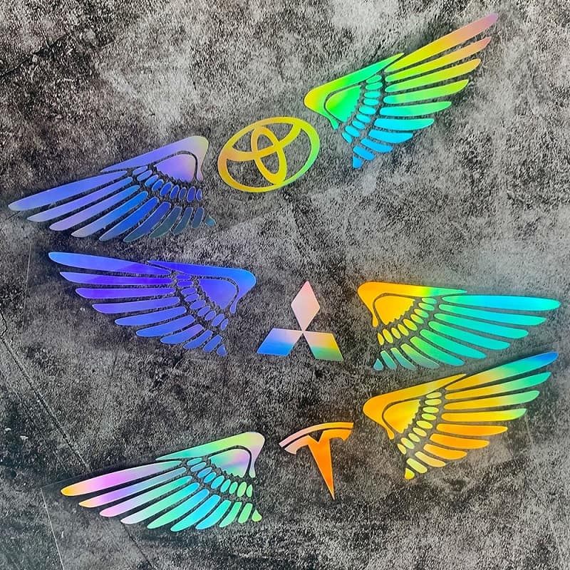 Mua ngay 7 miếng dán decal phản quang độc đáo, cực chất, giá rẻ trên Shopee