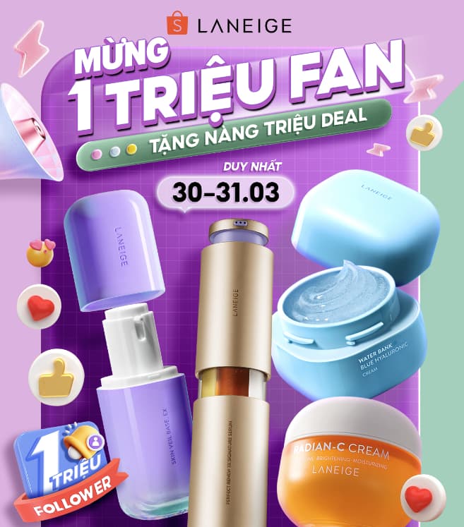 Chăm da siêu mướt - Laneige tặng nàng siêu DEAL hot nhất mùa hè này!