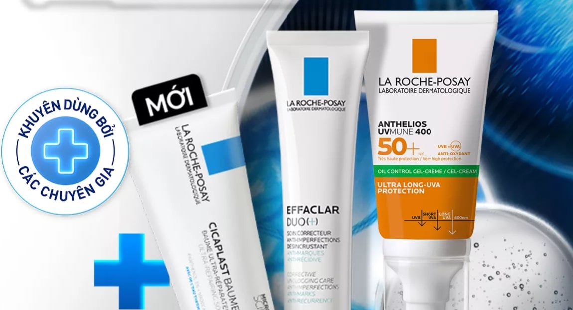 La Roche-Posay sale Shopee: mua 1 tặng 5, Voucher 55k, tặng quà 500k