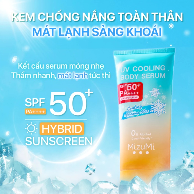 Top 7 kem chống nắng cho body giúp bảo vệ làn da hiệu quả