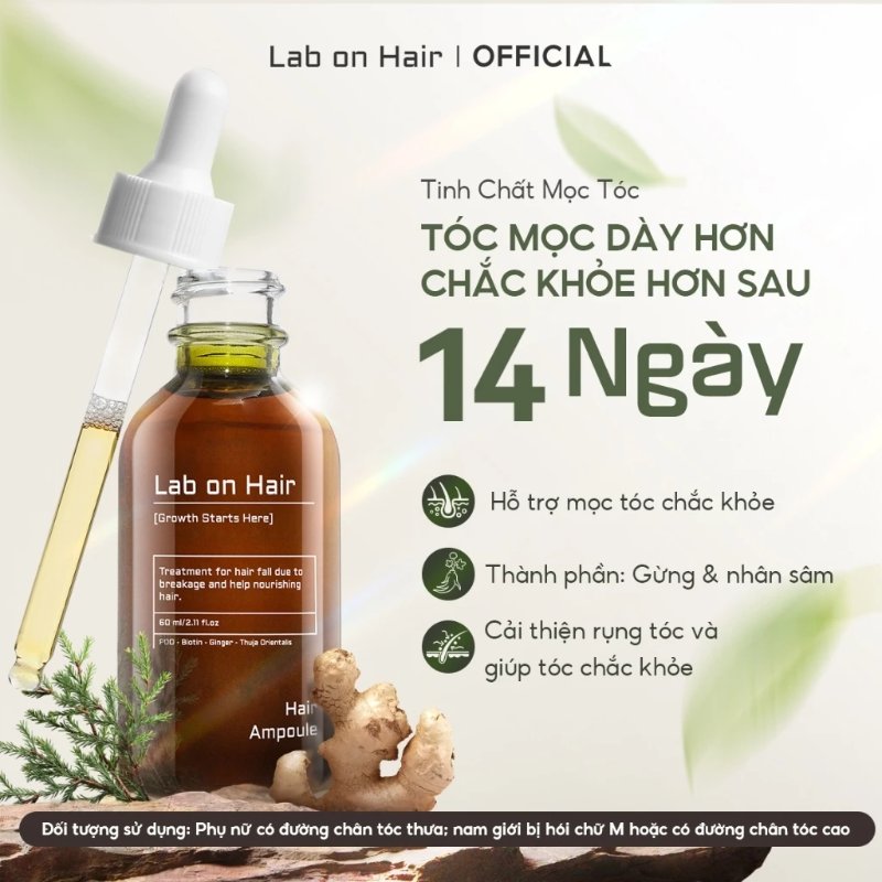 TOP 7 serum mọc tóc tốt nhất cho tóc thưa, yếu và gãy rụng
